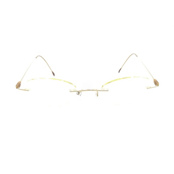 Silhouette Titanium Matte Gold Rimless Eyeglasses Frames 19 140 Austria Designer - Picture 6 of 13